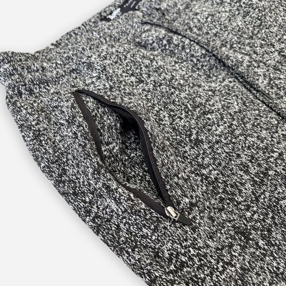 Brooklyn Cloth Men’s Fleece Jogger Sweatpants Black/White Zip Pockets Size L - Picture 3 of 13